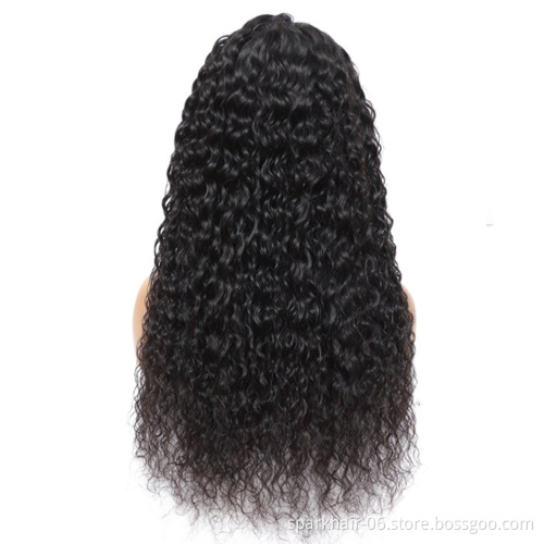 High Quality Raw Cambodian Hair Swiss Lace Wig For Black Women 100% Brazilian Virgin Cuticle Aligned Lace Front Human Hair Wigs